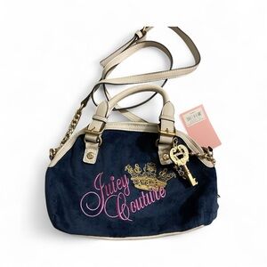 Juicy Couture Key to Juicy Dome handbag with gold chain strap #y2kfashion